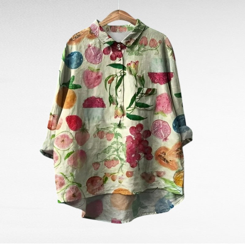 Camille - Classic Floral Blouse