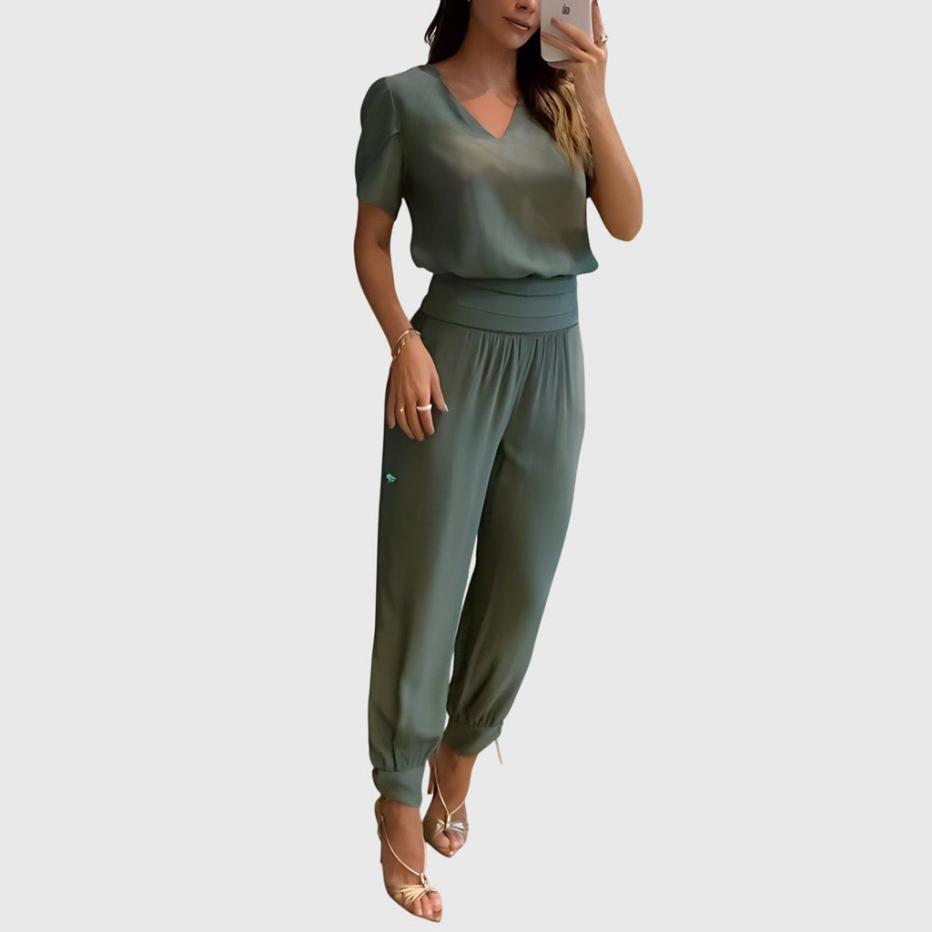 Jennifer - Elegant Blouse & Trouser Set