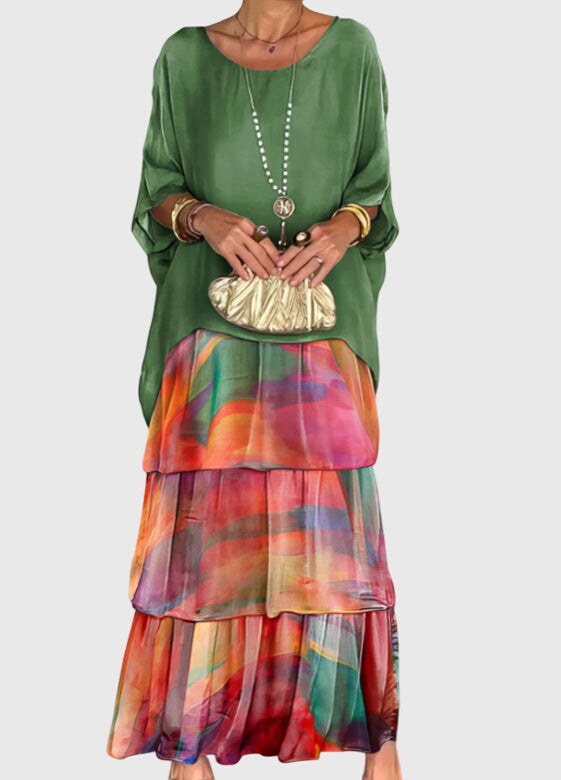 Patricia Long Flowing Elegant Dress