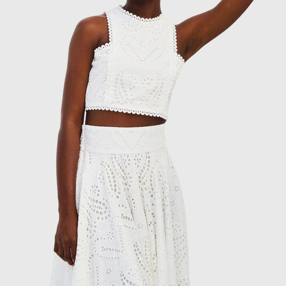Tatiana - Elegant Crop Top and Maxi Skirt Set