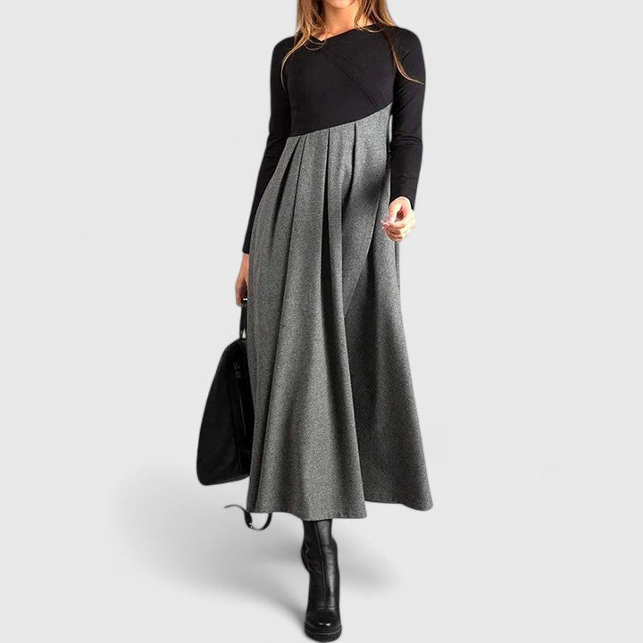 Jeanne Long-Sleeve Maxi Dress