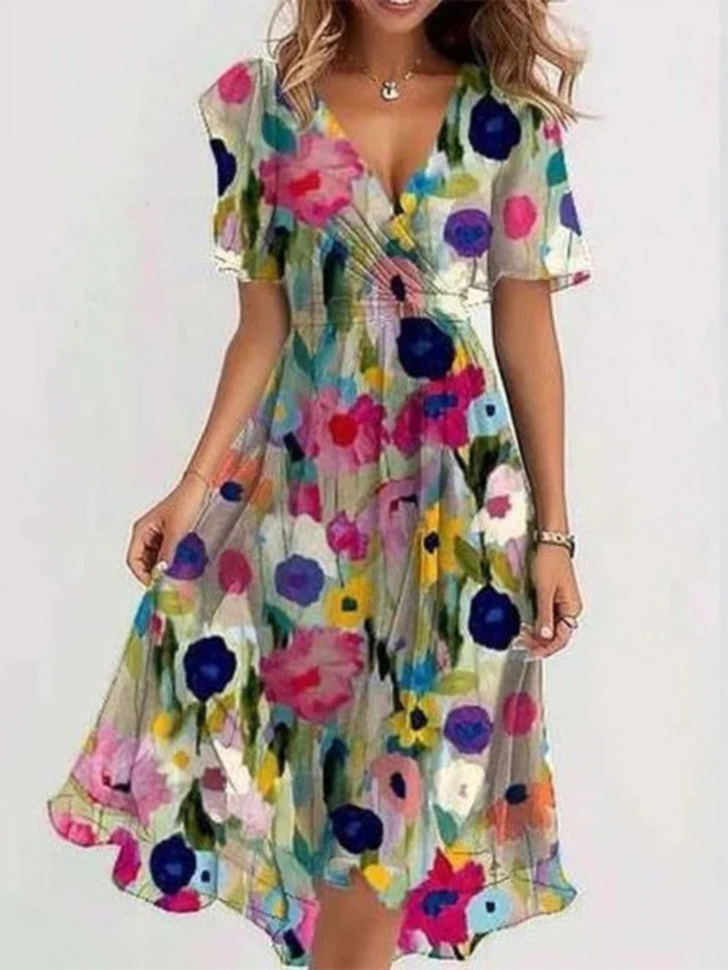 Matilda - Boho-Chic Tummy-Coverage Sundress