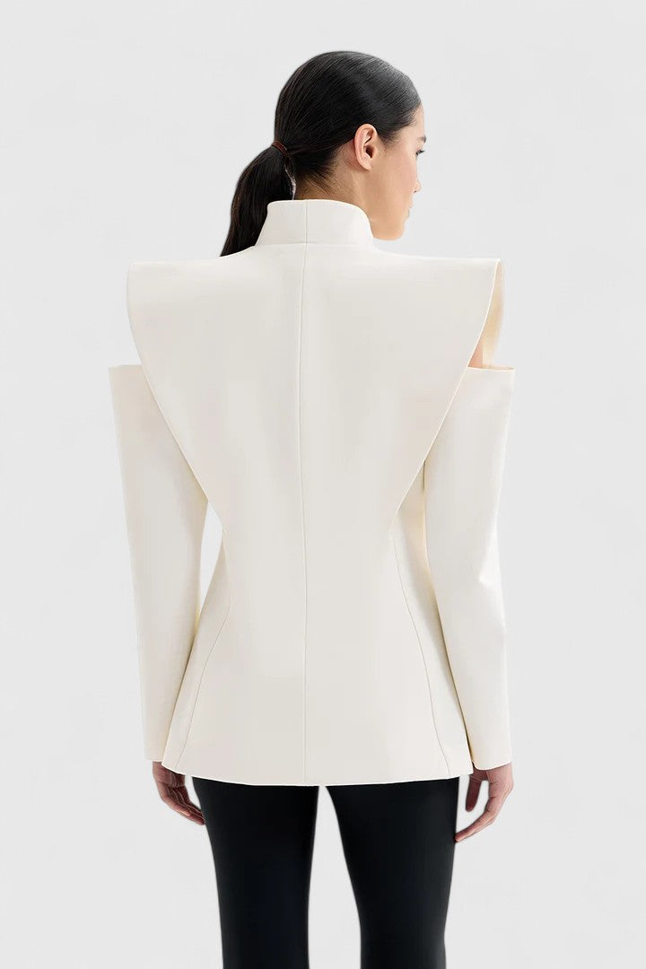 Valeria - Architectural Shoulder Statement Blazer