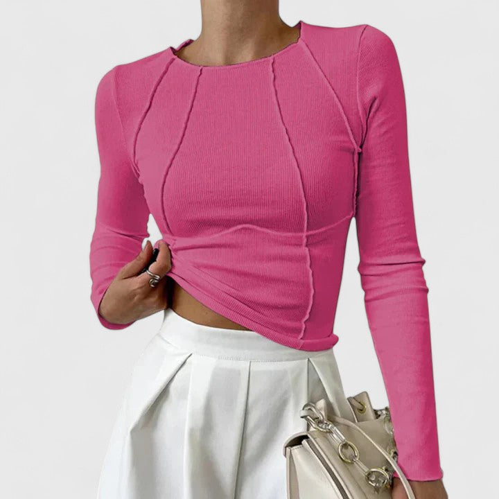 Marion - Comfortable Long Sleeve Top