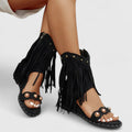 Giselina - Elegant Fringe Sandals