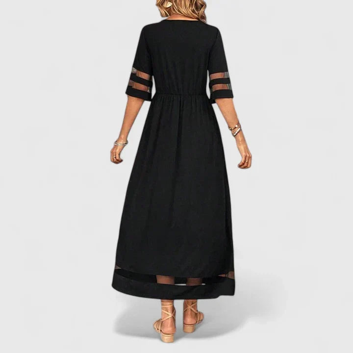 Delymarina | Empire Waist Midi Dress