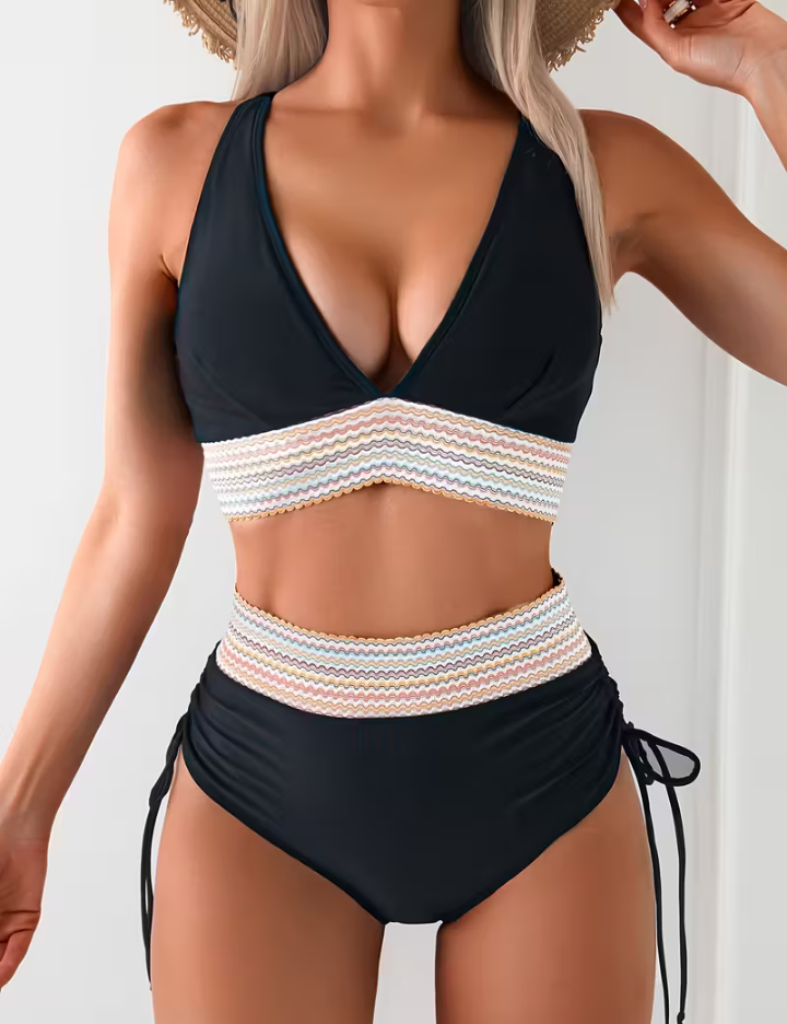 Enora - Elegant High-Rise Bikini Set