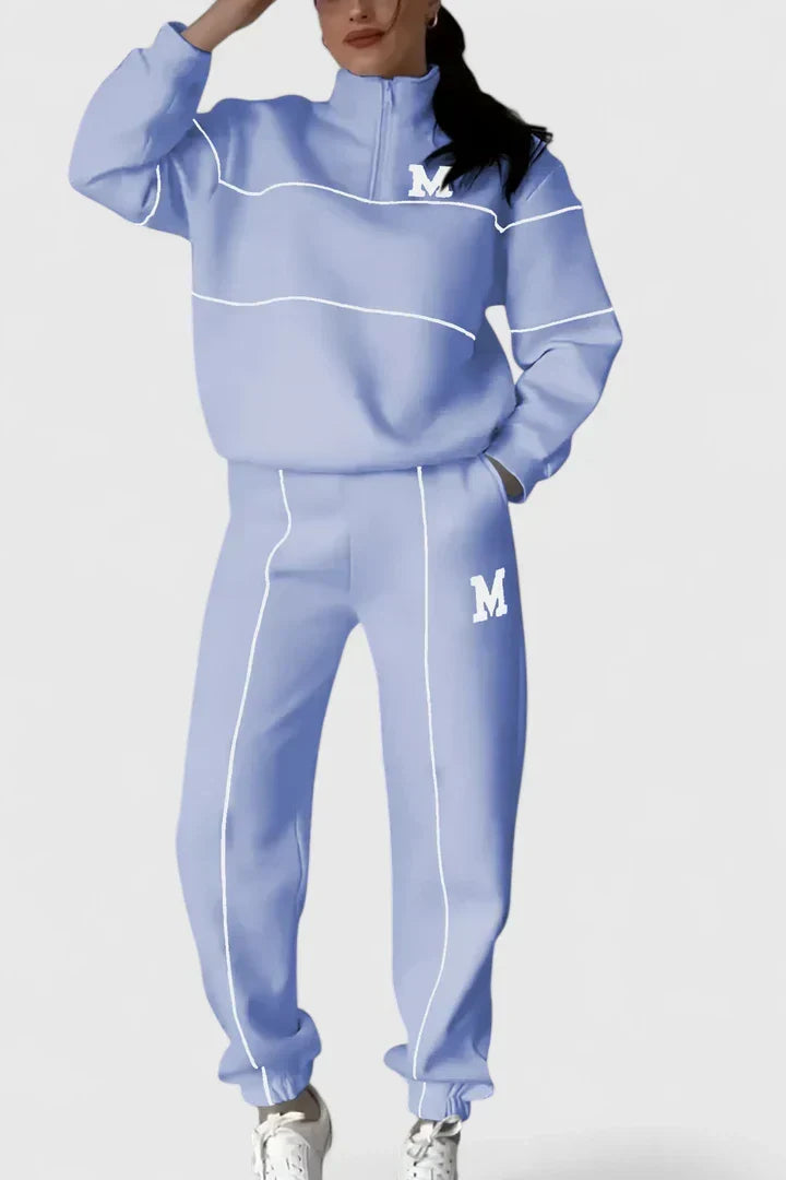 Alessyanna - Comfortable Two-Piece Loungewear Set