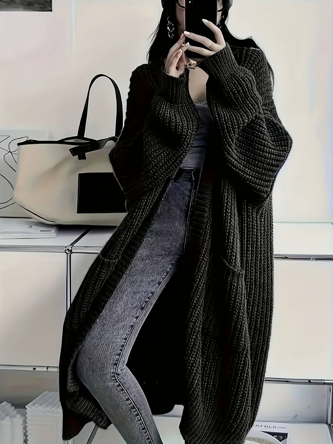 Alice - Cozy Longline Cardigan