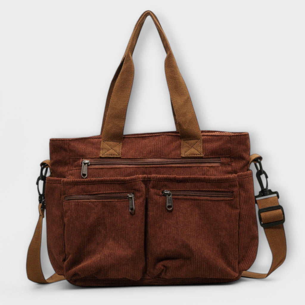 Aveline lightweight zippered tote bag