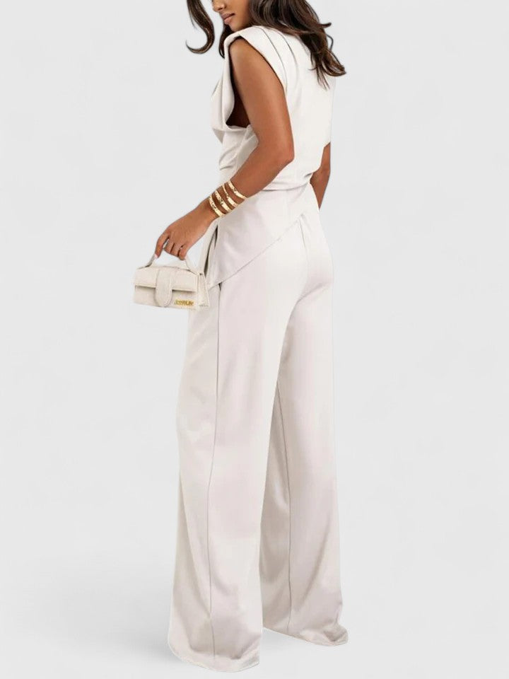 Sharon - Elegant Sleeveless Set