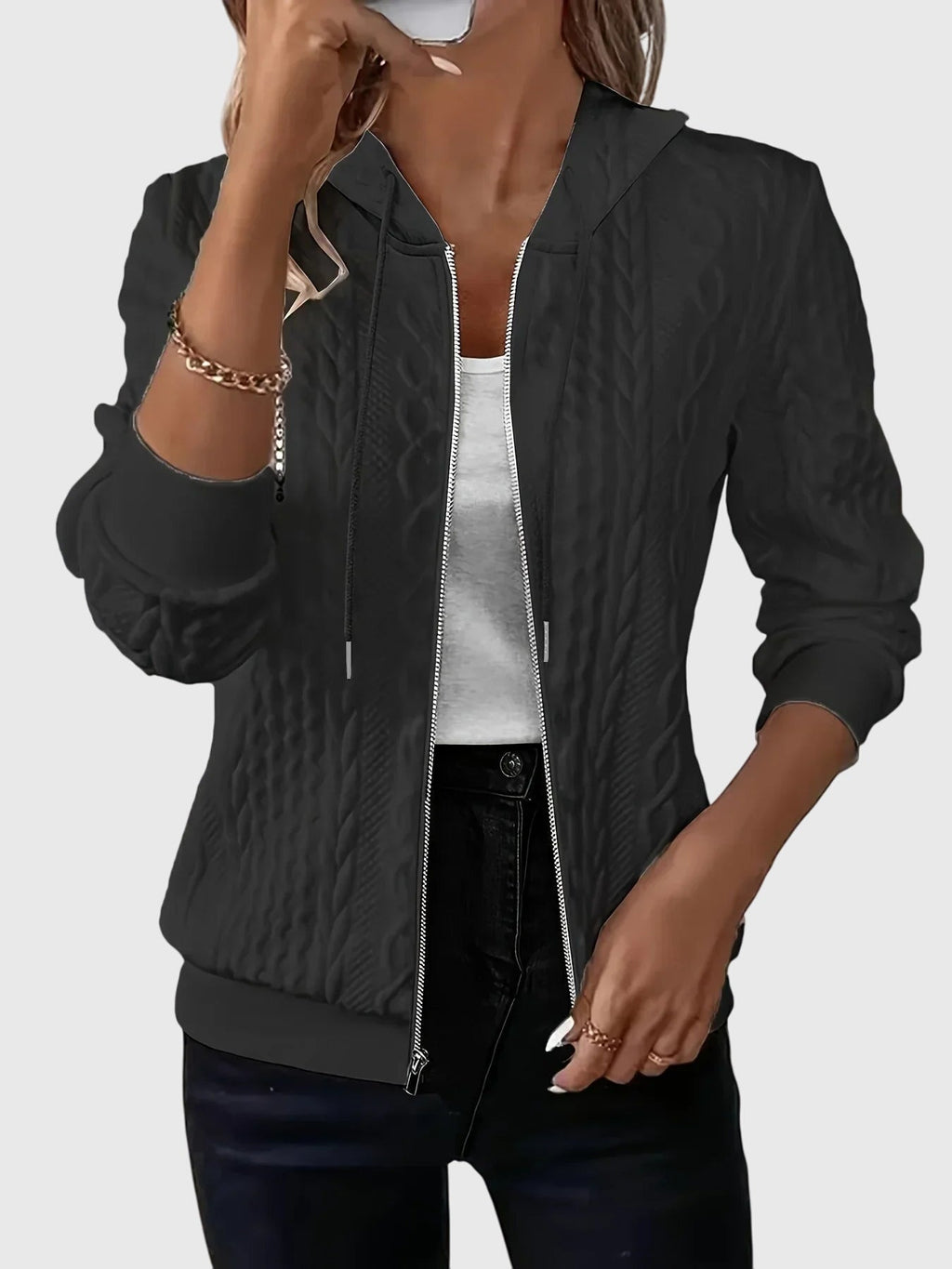 Lena - Zip-Up Hoodie