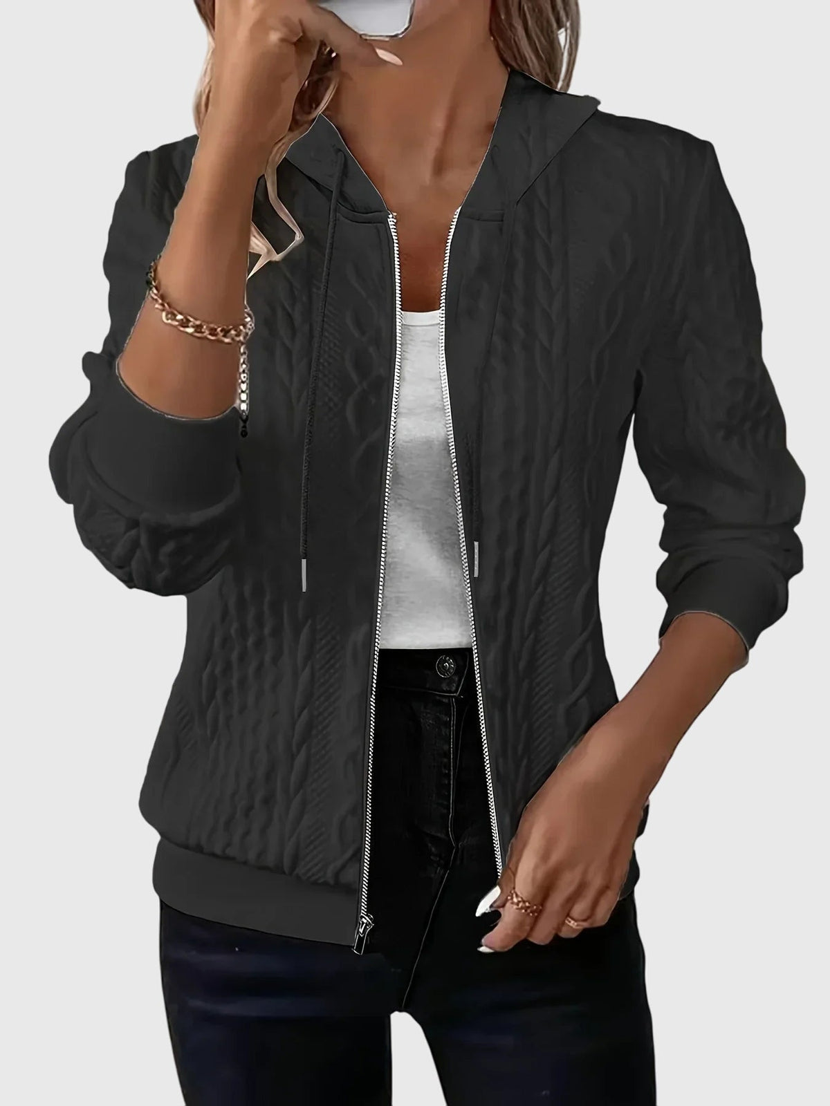 Lena - Zip-Up Hoodie
