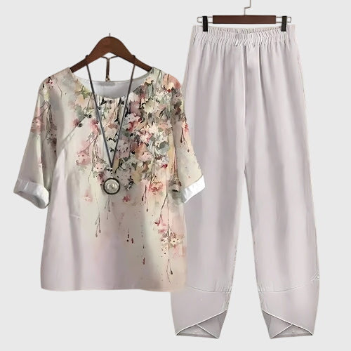 Alessia - Artistic Print Two-Piece Set