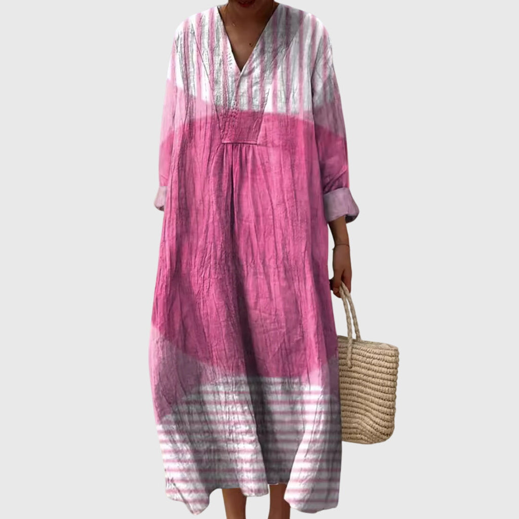 Stephanie | Geometric Art Print Dress