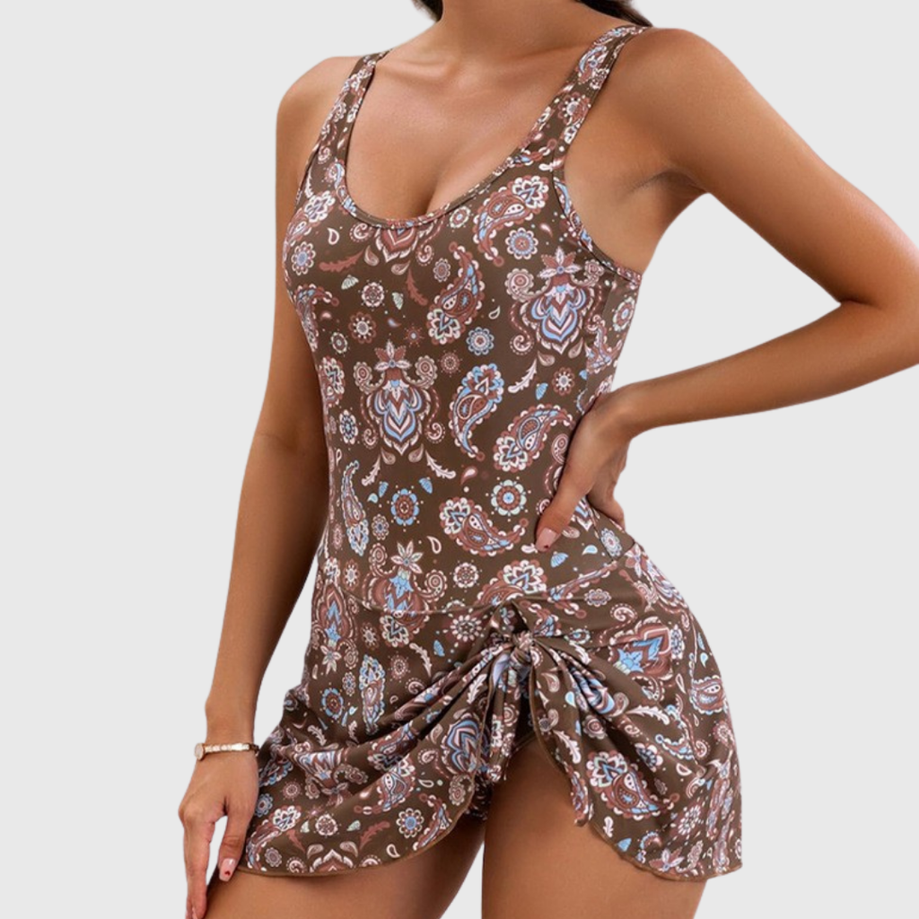 Clara - One-Piece Swimsuit with Skirt