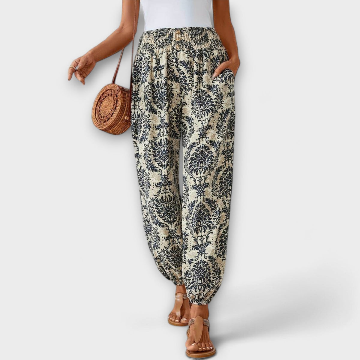 Elise - Ethnic Graphic Pants