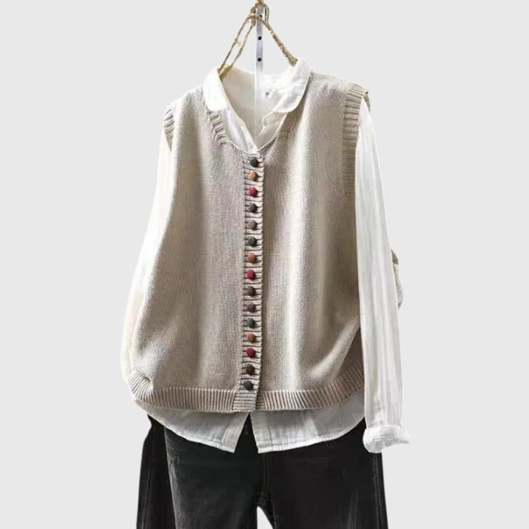 Avenleigh open-front cardigan draping smoothly over a casual outfit
