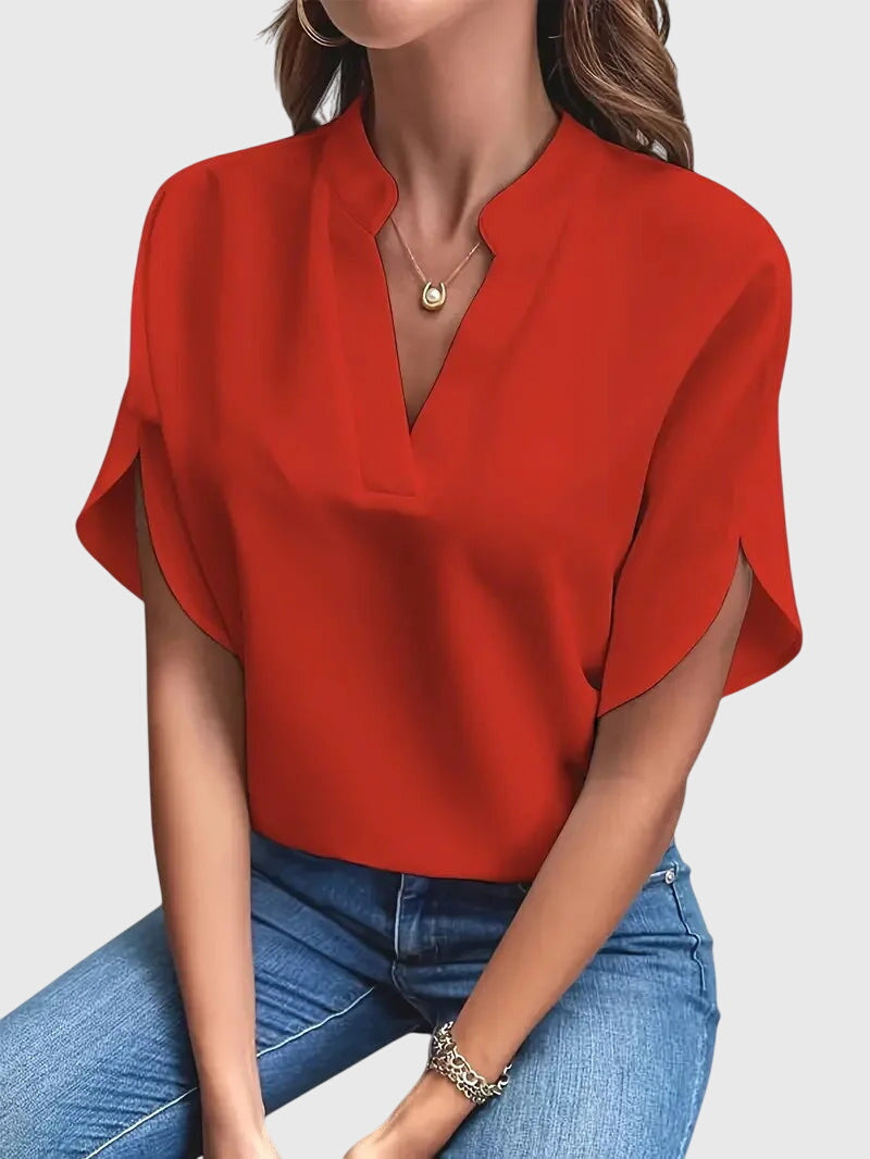 Isabelle - Soft V-Neck Shirt