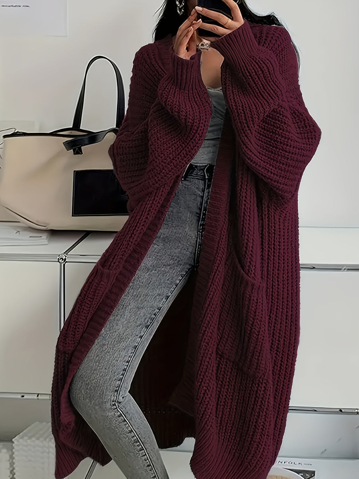 Alice - Cozy Longline Cardigan