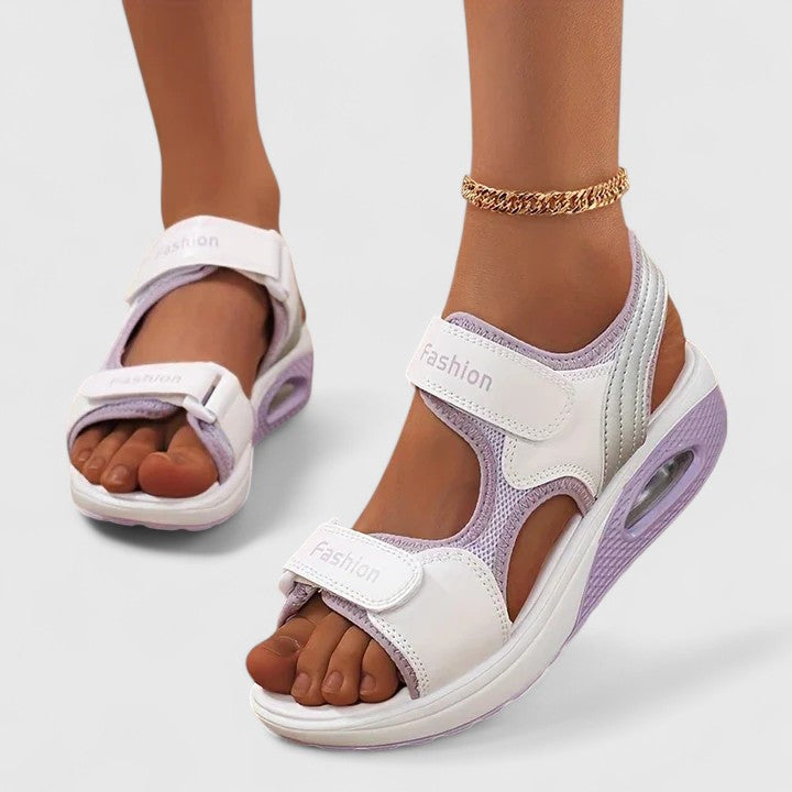 Rhea - Soft Plush Support Sandals