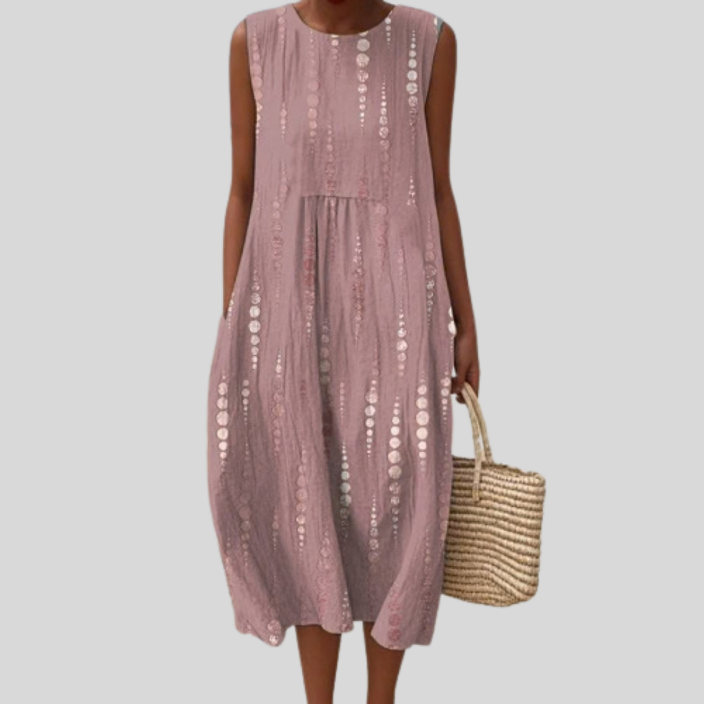 Victoire flowy and comfortable midi dress