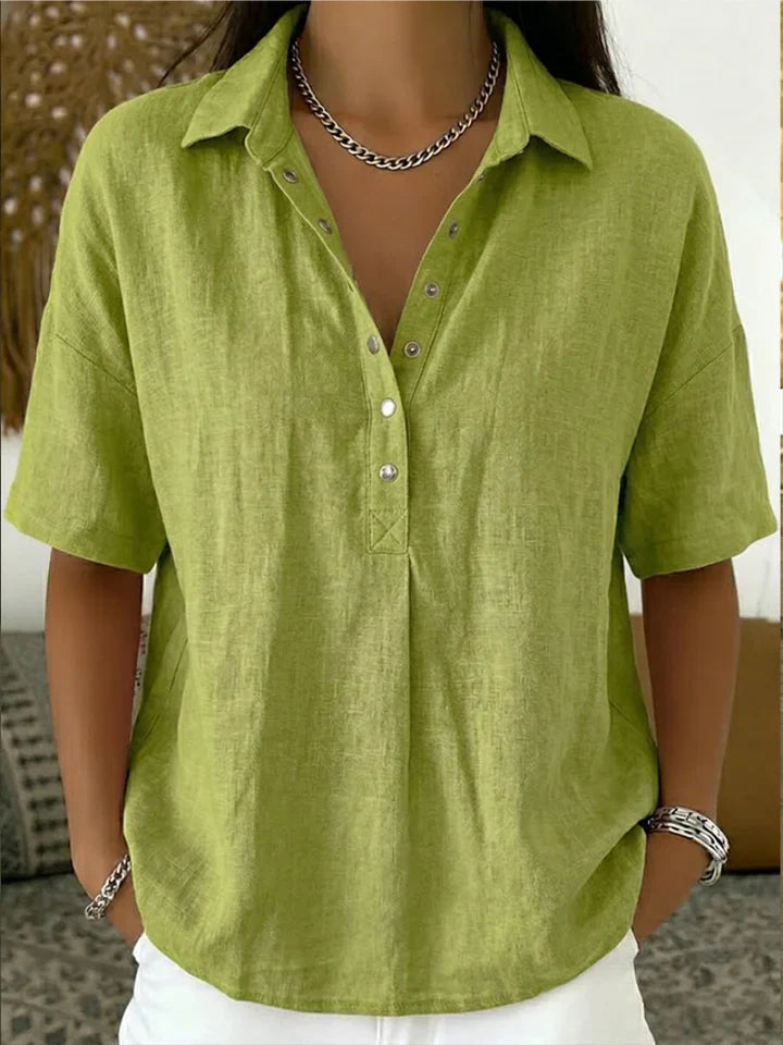 Pink Blouse with collar