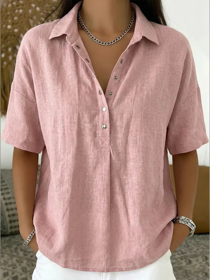 Blouse with collar