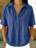 Blouse with collar