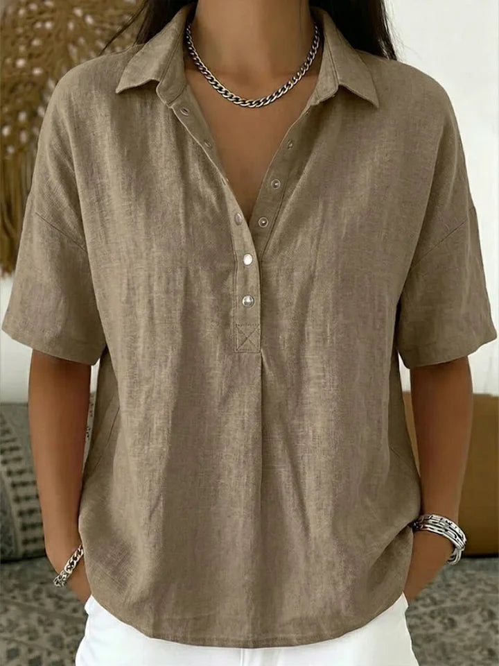Blouse with collar