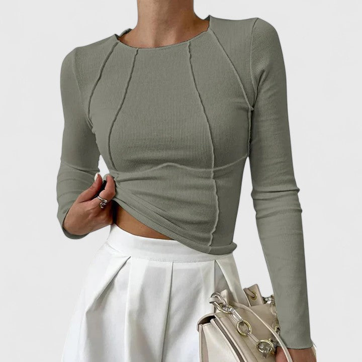 Marion - Comfortable Long Sleeve Top