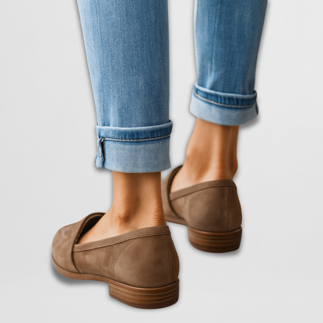 Nadia - Soft Suede Loafers