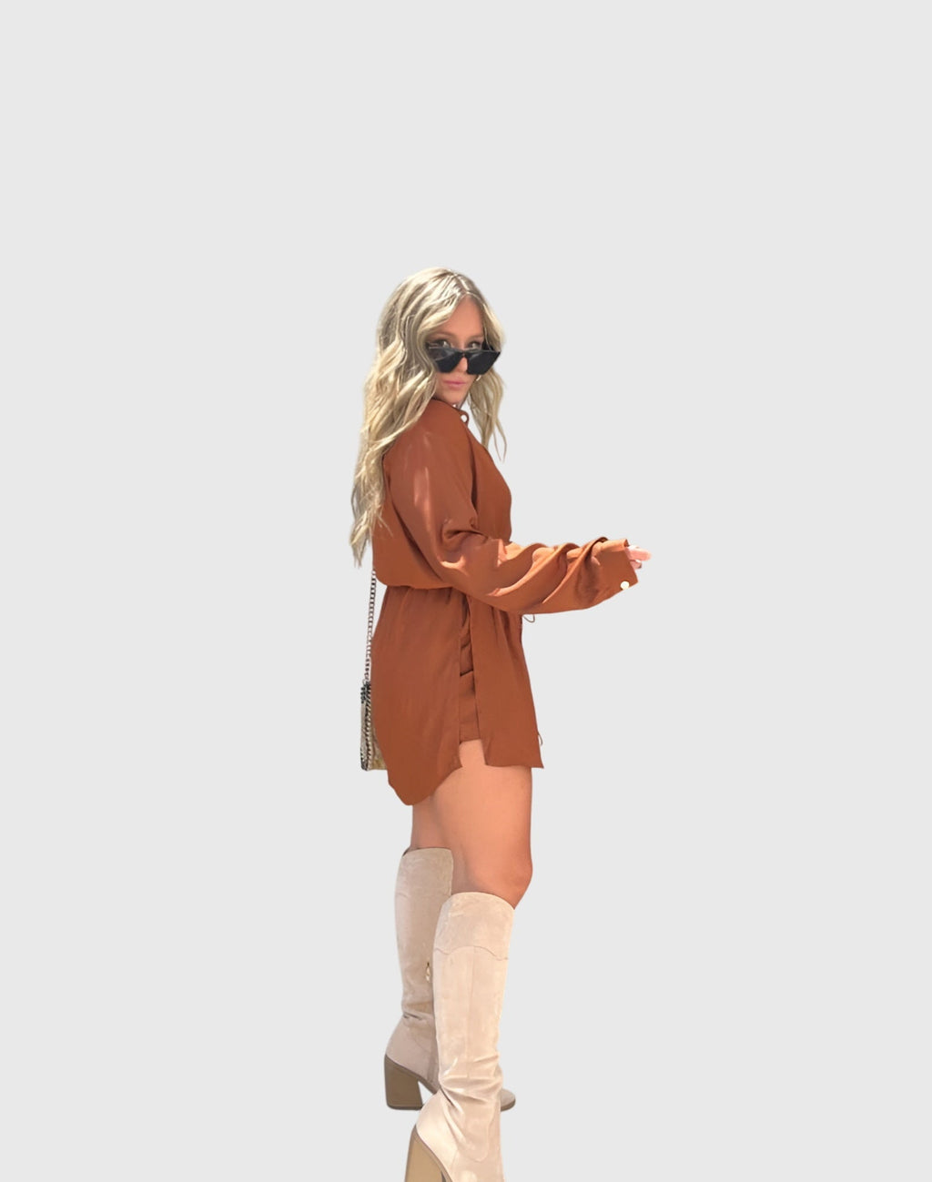 Sylvie | Elegant Playsuit Dress with Built-In Shorts