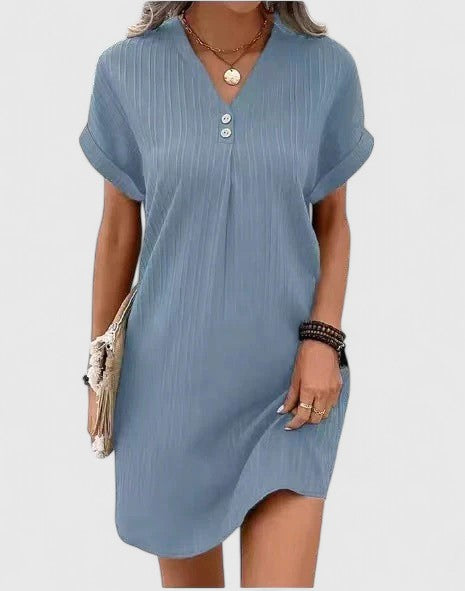 Jeanne | Relaxed Draped Everyday Dress