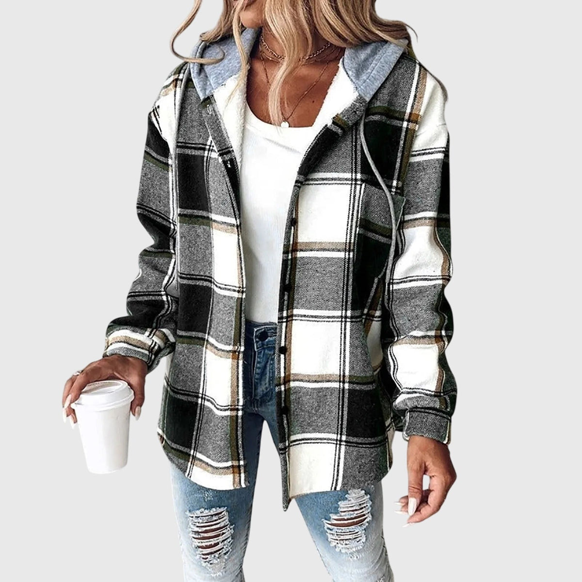 Martina - Women's Knit Button Jacket