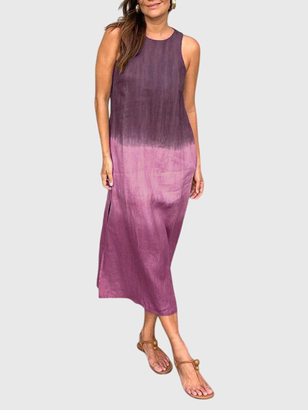 Mira | Gradient-Print Fluid Dress