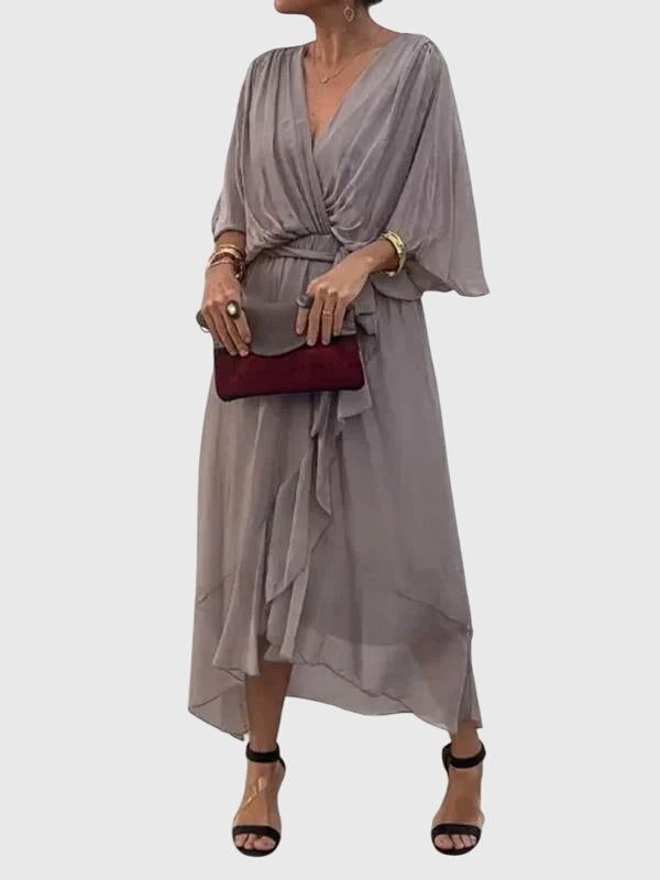 Bethany - Elegant V-Neck Dress