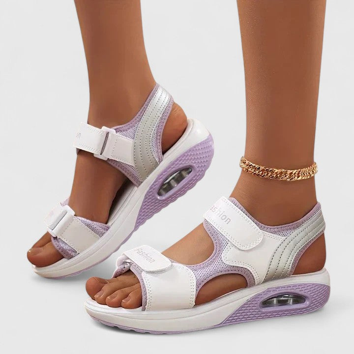 Rhea - Soft Plush Support Sandals