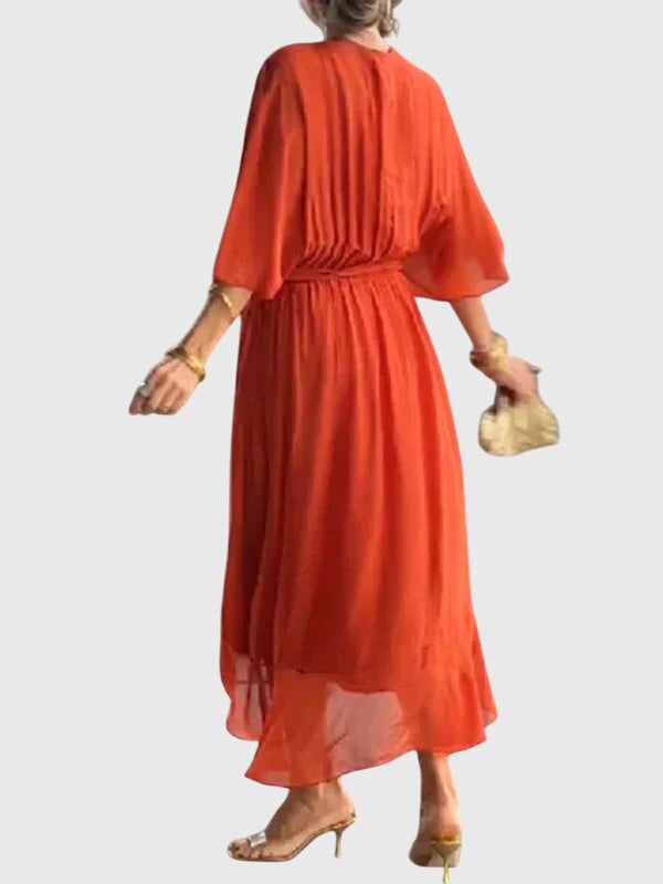 Bethany - Elegant V-Neck Dress