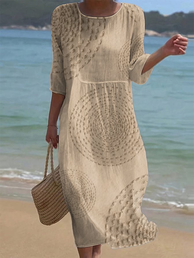 Clemence - Casual Embroidered Dress