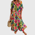 Françoise women elegant slimming dress with lace details and elongating cut