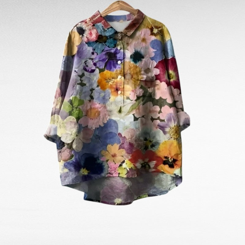 Elodie elegant vintage summer blouse