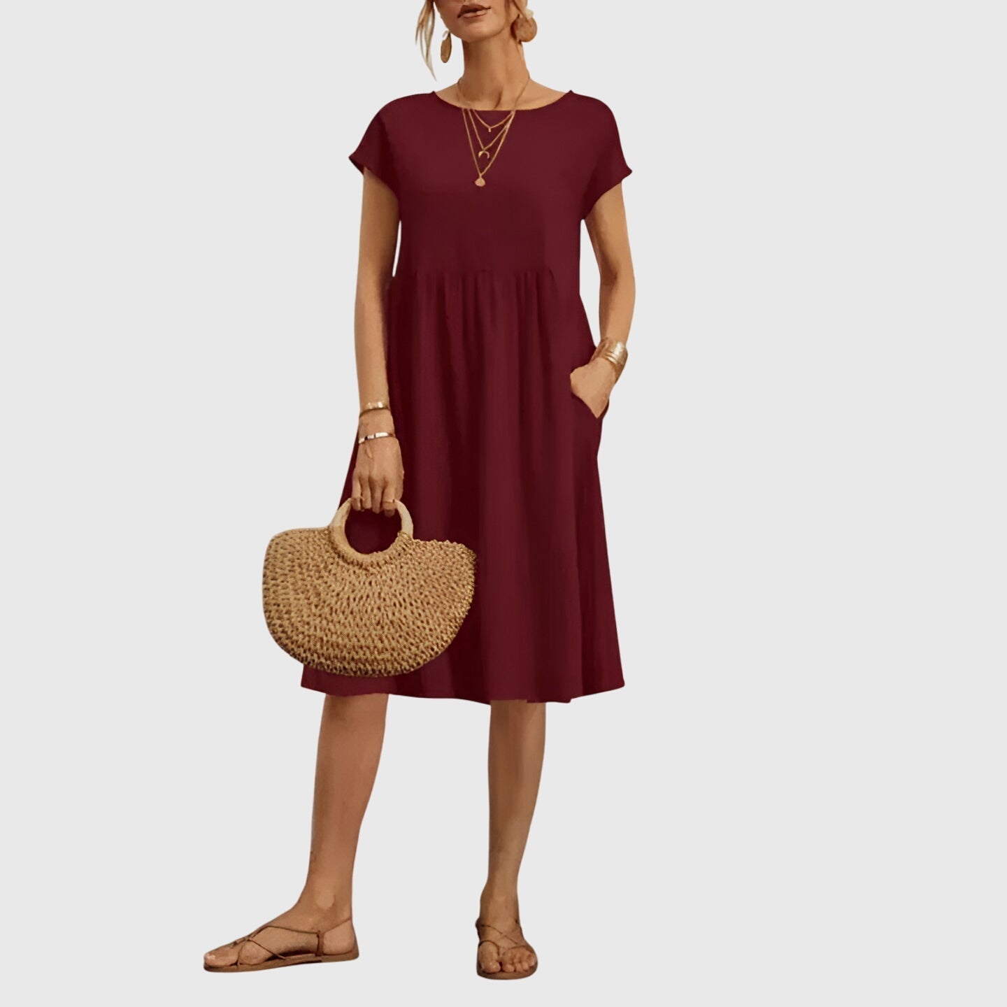 Isabelle | Spring Elegant Contour Dress