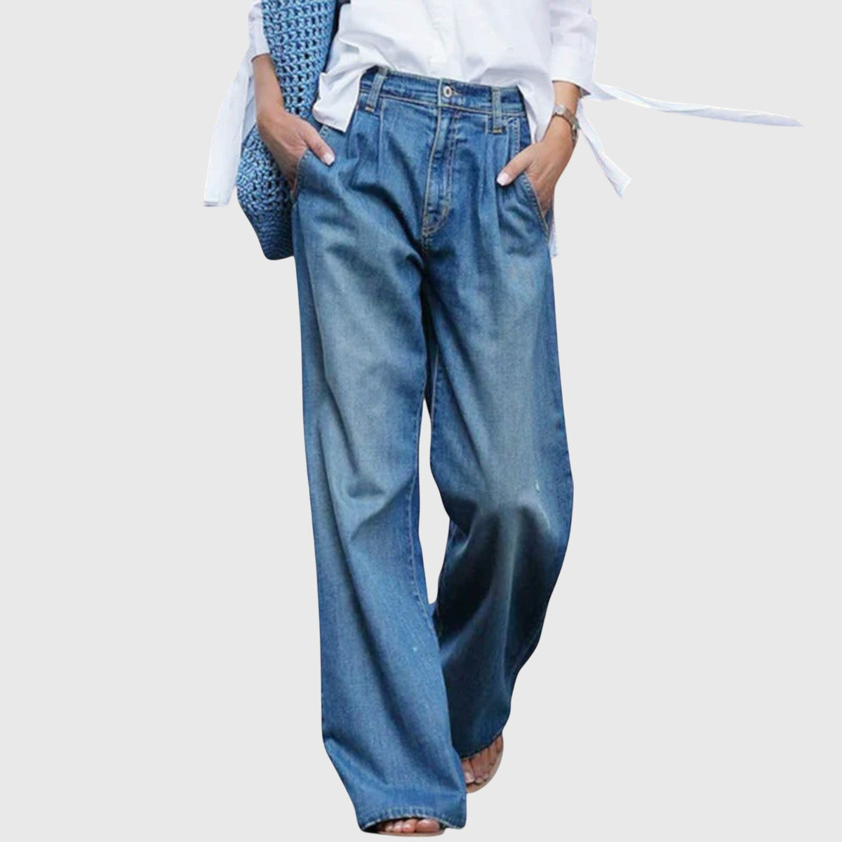 Camille high quality wide-leg jeans with modern silhouette