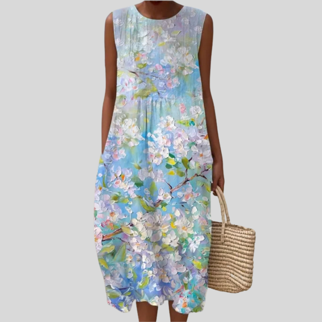 Hortense flowy and comfortable midi dress