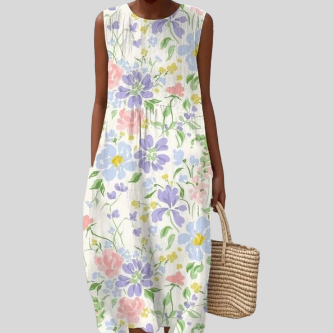 Janyce flowy and comfortable midi dress