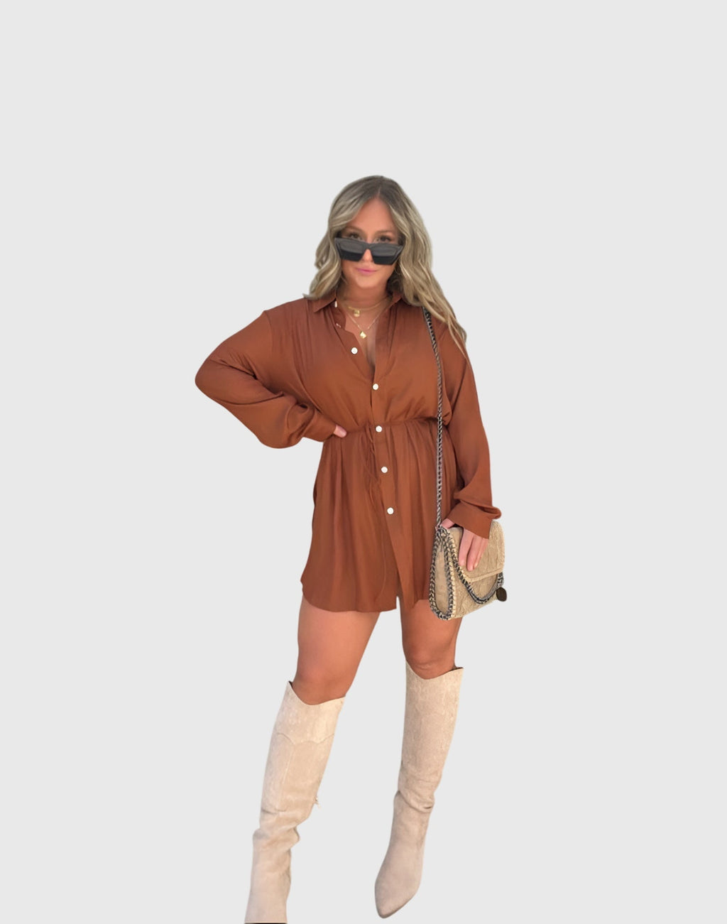 Sylvie | Elegant Playsuit Dress with Built-In Shorts