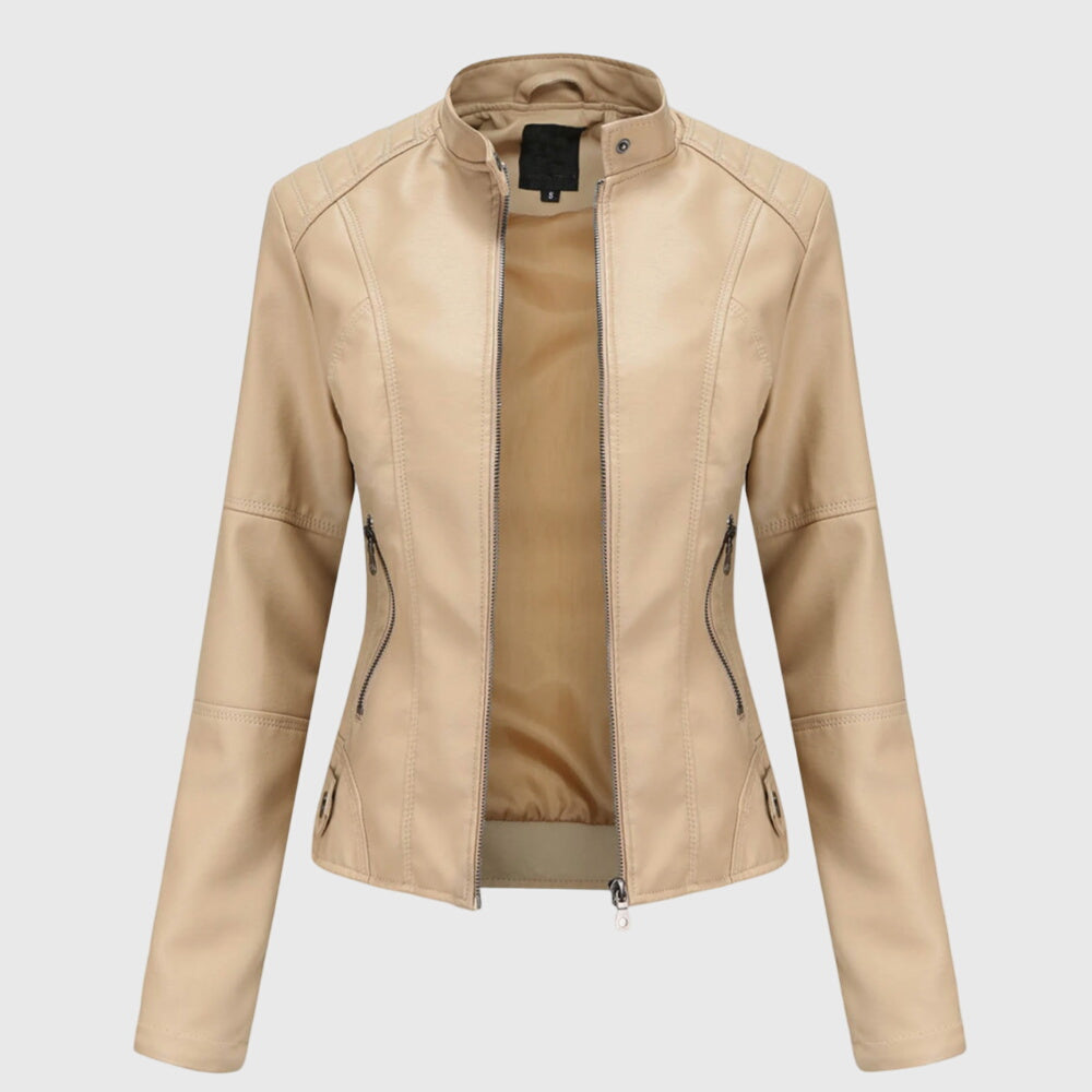 Giorgina - Elegant Leather Jacket