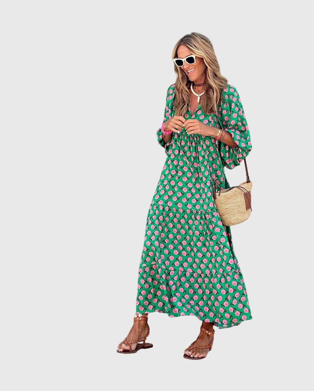 Françoise Bohemian Maxi Dress