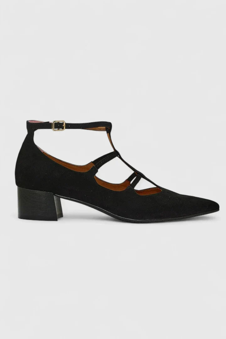Lyn comfortable 4cm low block heels